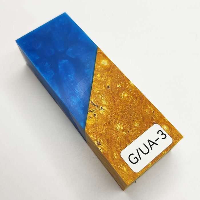 Бруски гибриды для рукоятей ножей и шампуров. Кап клена + смола.