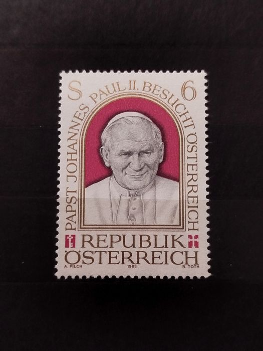 Znaczek Austria 1983 Jan Paweł II