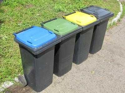Używany pojemnik na odpady 120l  niemiecki kosz na śmieci kontener