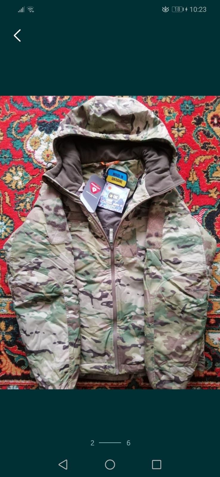 М-Taс куртка зимова Alpha Gen 4 Pro primaloft multicam