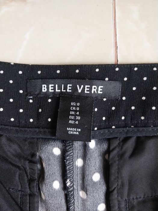 Брюки палаццо в горох Belle Vere.