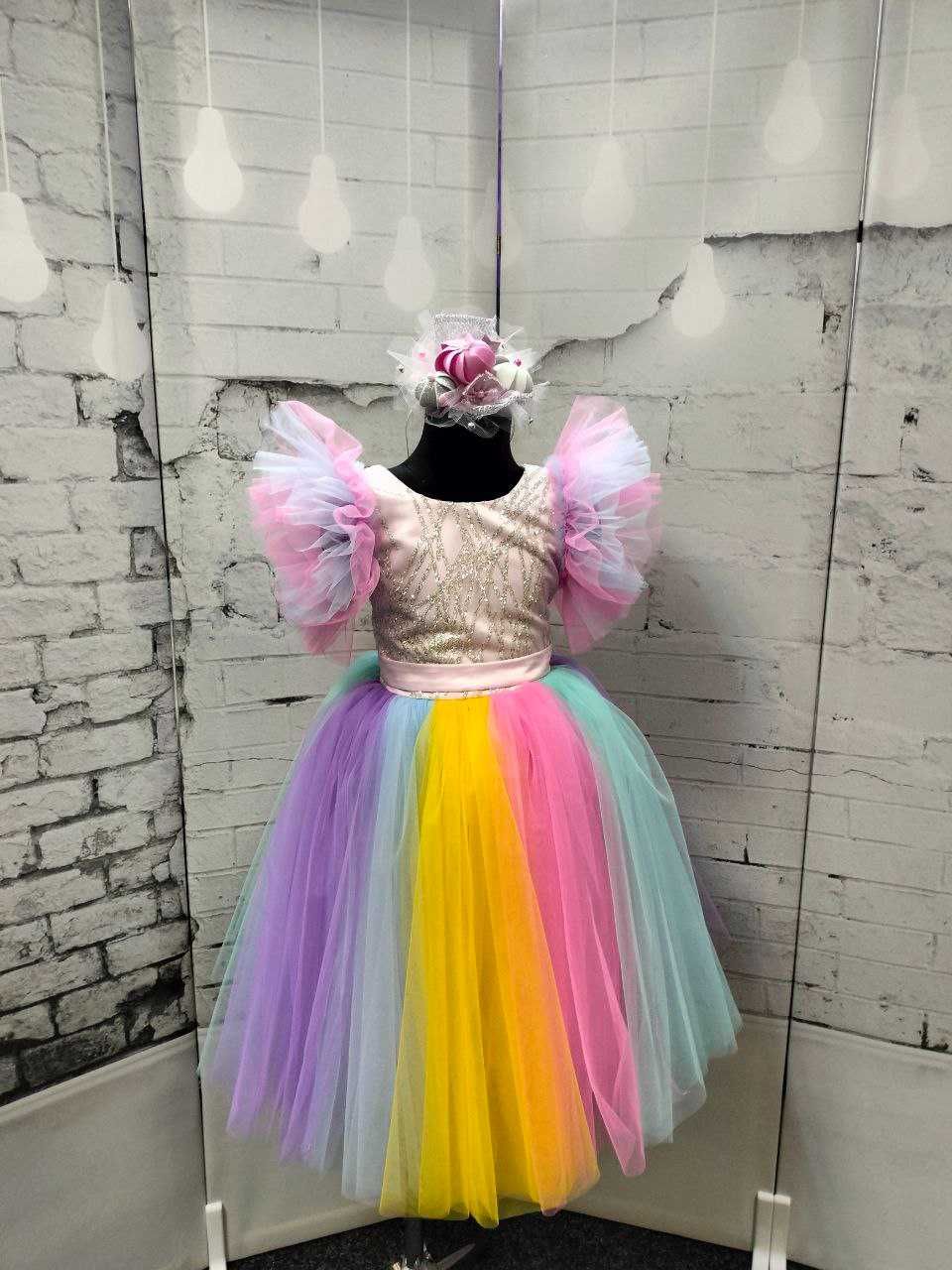 Сукня плаття платье  Единорожка єдиноріг Поні  на 4-6 років пінкі пай