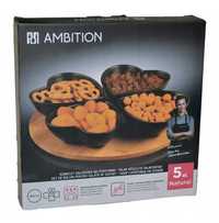 Ambition Bambusowa patera z miseczkami 5 elementów