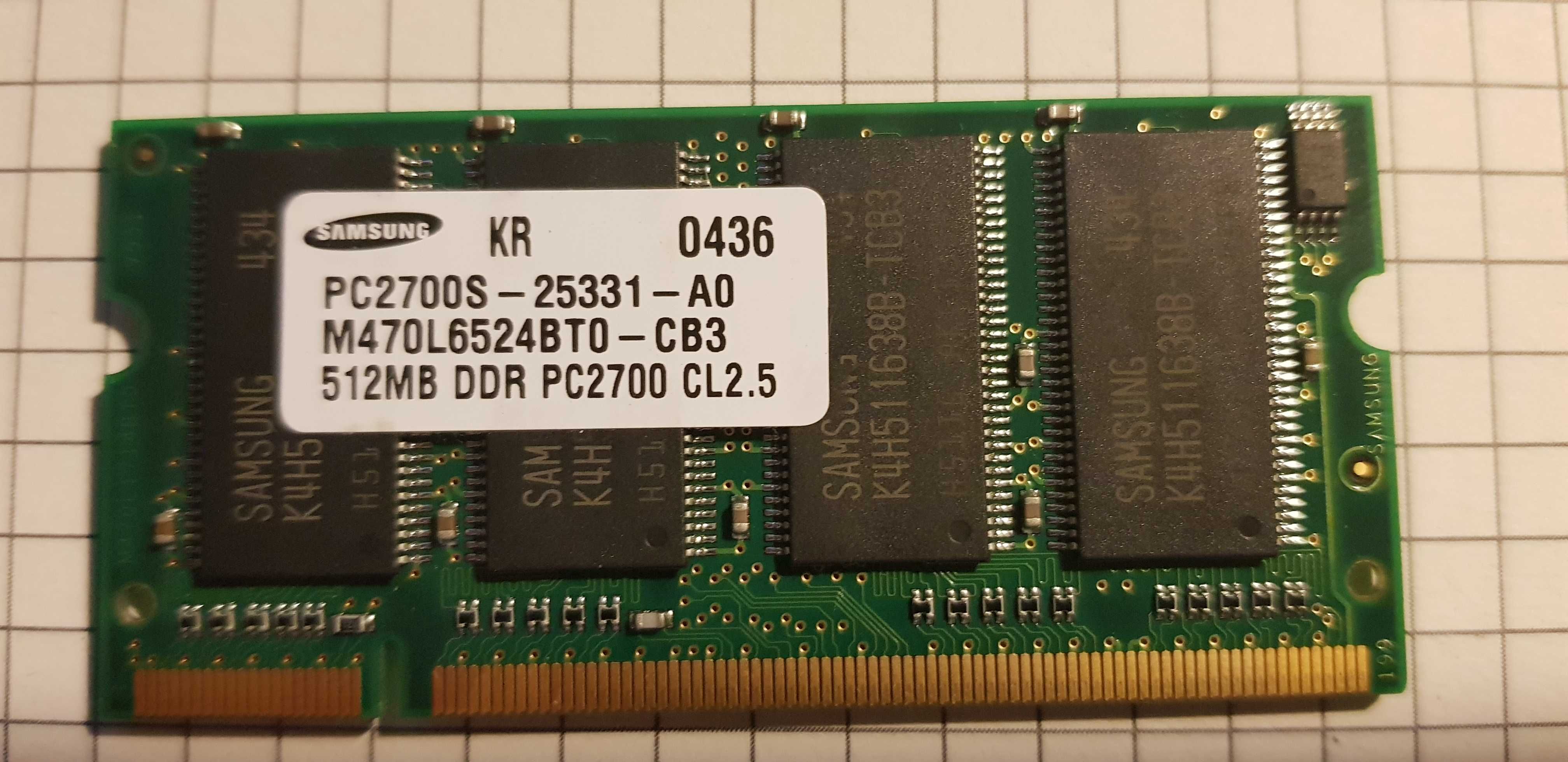 Memorias e placas várias portáteis Dell