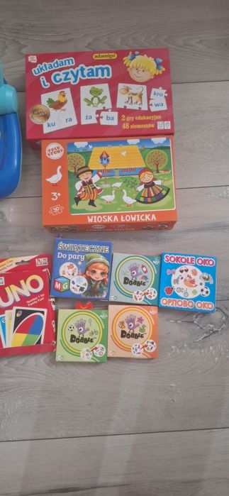 Laptop edukacyjny, puzzle I gry