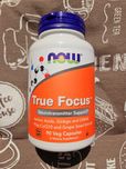 Now Foods True Focus фокус гінгко концентрація пам'ять увага розум 90