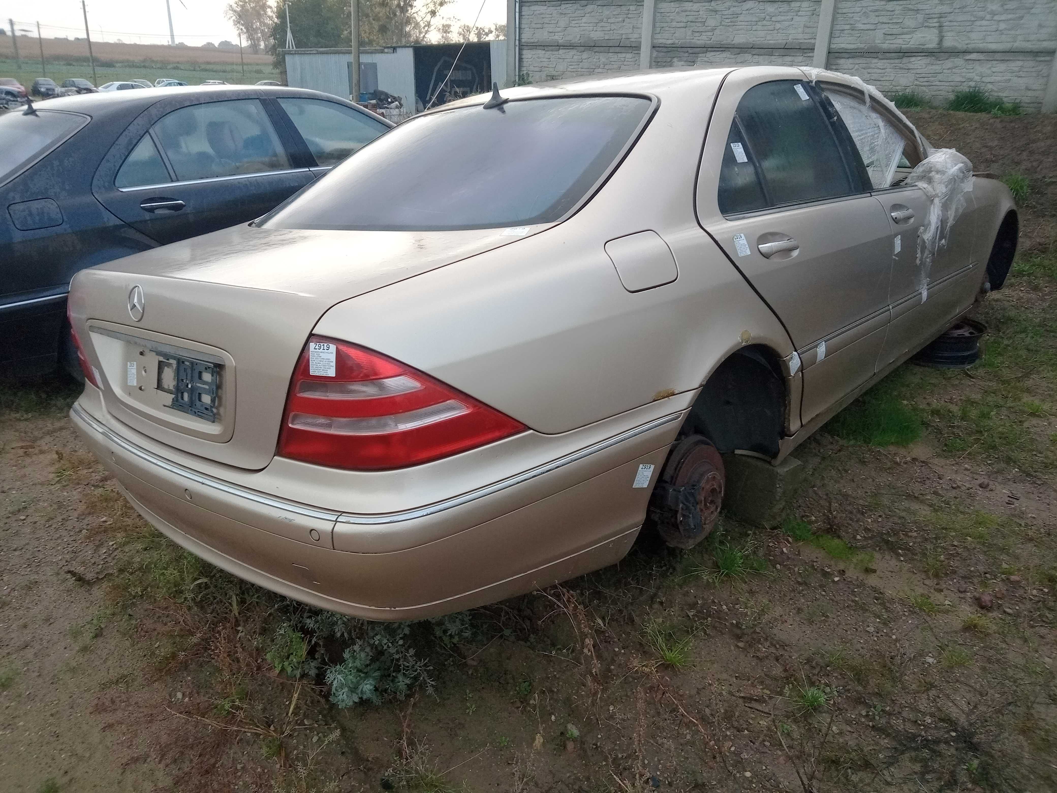 Mercedes-Benz S-Klasa W220 S500 5.0 V8 NA CZĘŚCI