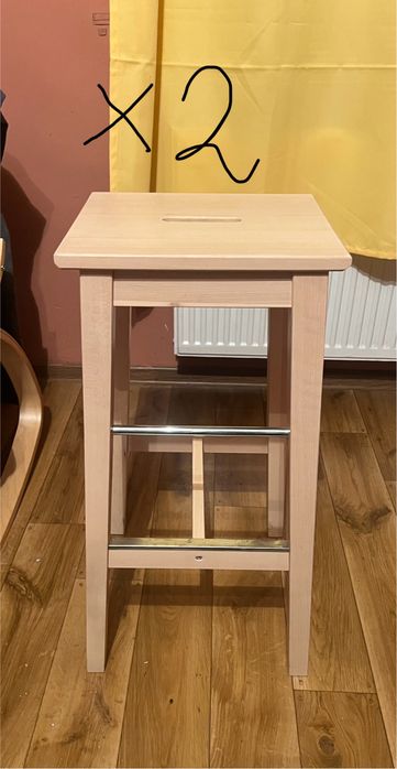 Dwa hokery stolki barowe Ikea stan idealny