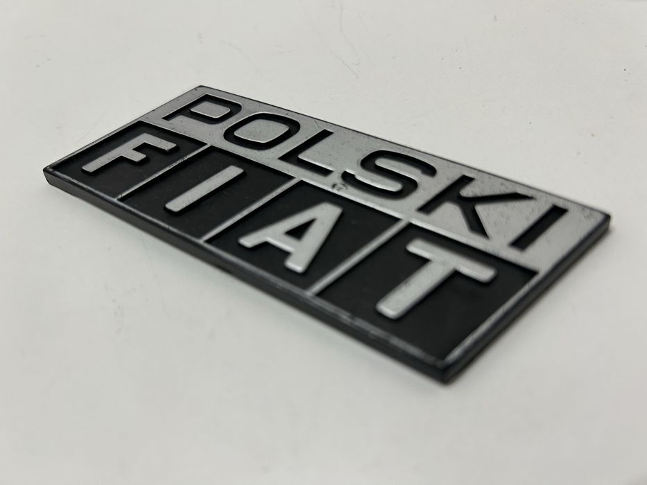 Emblemat POLSKI FIAT znaczek 126p BIS 700 maluch Piękny!