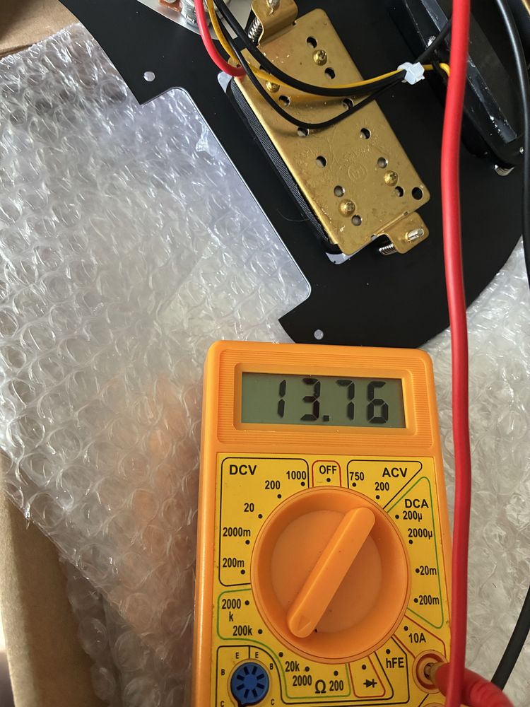 Przetwornik humbucker pod mostek (bridge) 13kOhm