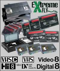 Digitalização de Cassetes VHS-C, VHS, Video8, HI8, Mini DV, DIGITAL8