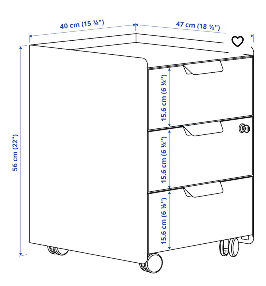 Komoda Ikea na kluczyk nowa