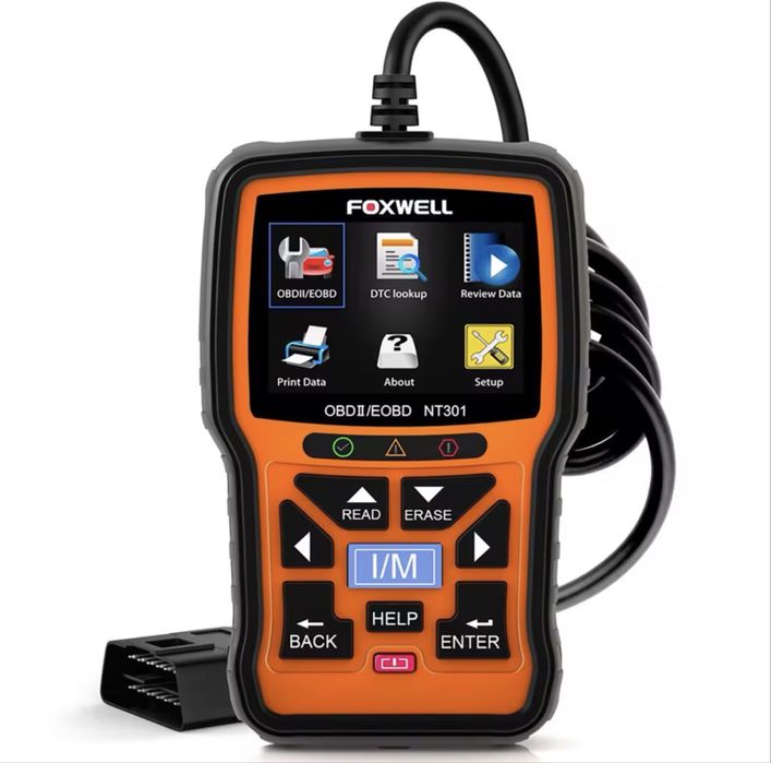 Foxwell NT301 skaner diagnostyczny komputer check engine OBD2 OBDII