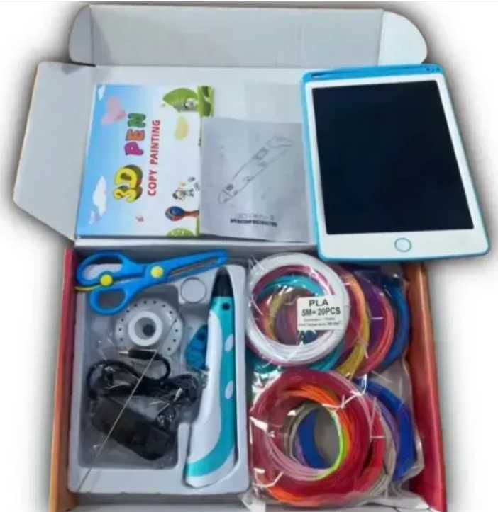 3D ручка з LCD-дисплеєм Premium + трафарети 3д Pen 3D ручка АКЦІЯ!