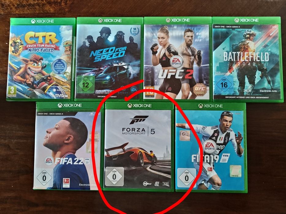 Forza Motorsport 5 Xbox series zamiana za Diablo 4x Xbox one s/x