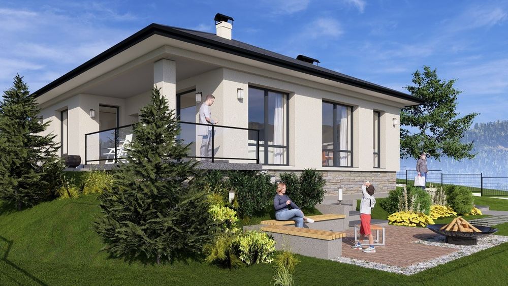 Продаж будинку в Карпатах с. Пістинь 124 м2 на стадії будівництва