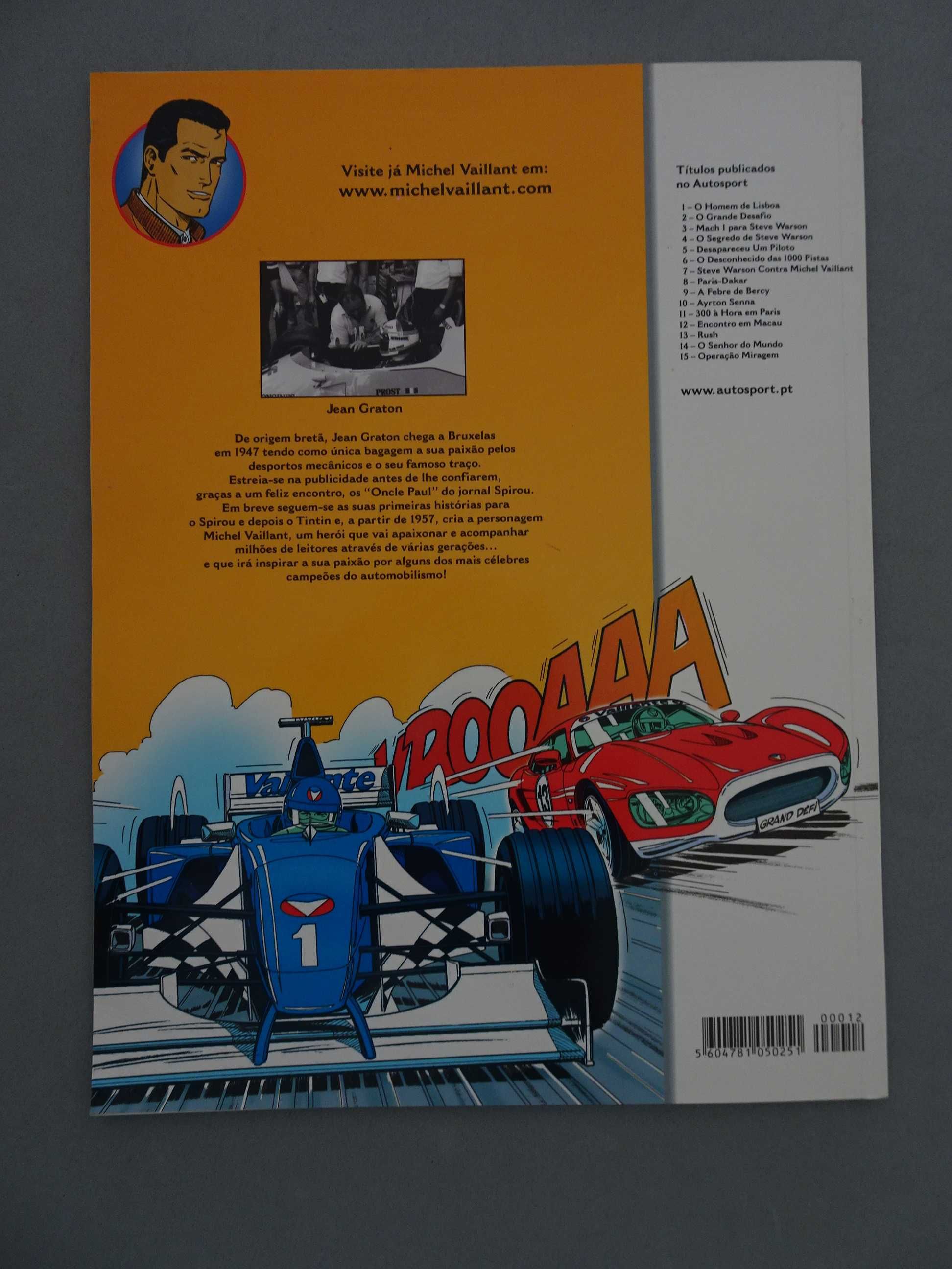 Livro Michel Vaillant - Encontro em Macau (Autosport) nº 12