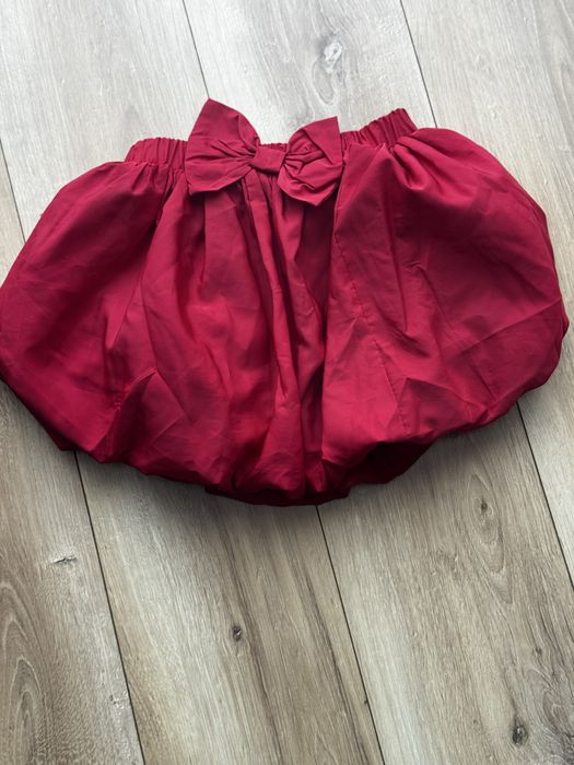 Spodnica czerwona H&M rozmiar 128