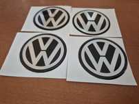 naklejki w alu felgi I kołpaki  do Vw średnica 6,4cm naklejki