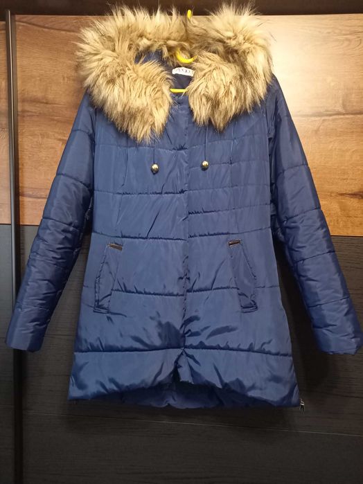 Kurtka zimowa damska zego roz. 36, granatowa