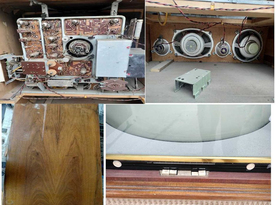 szafka z TV i sprzętem audio