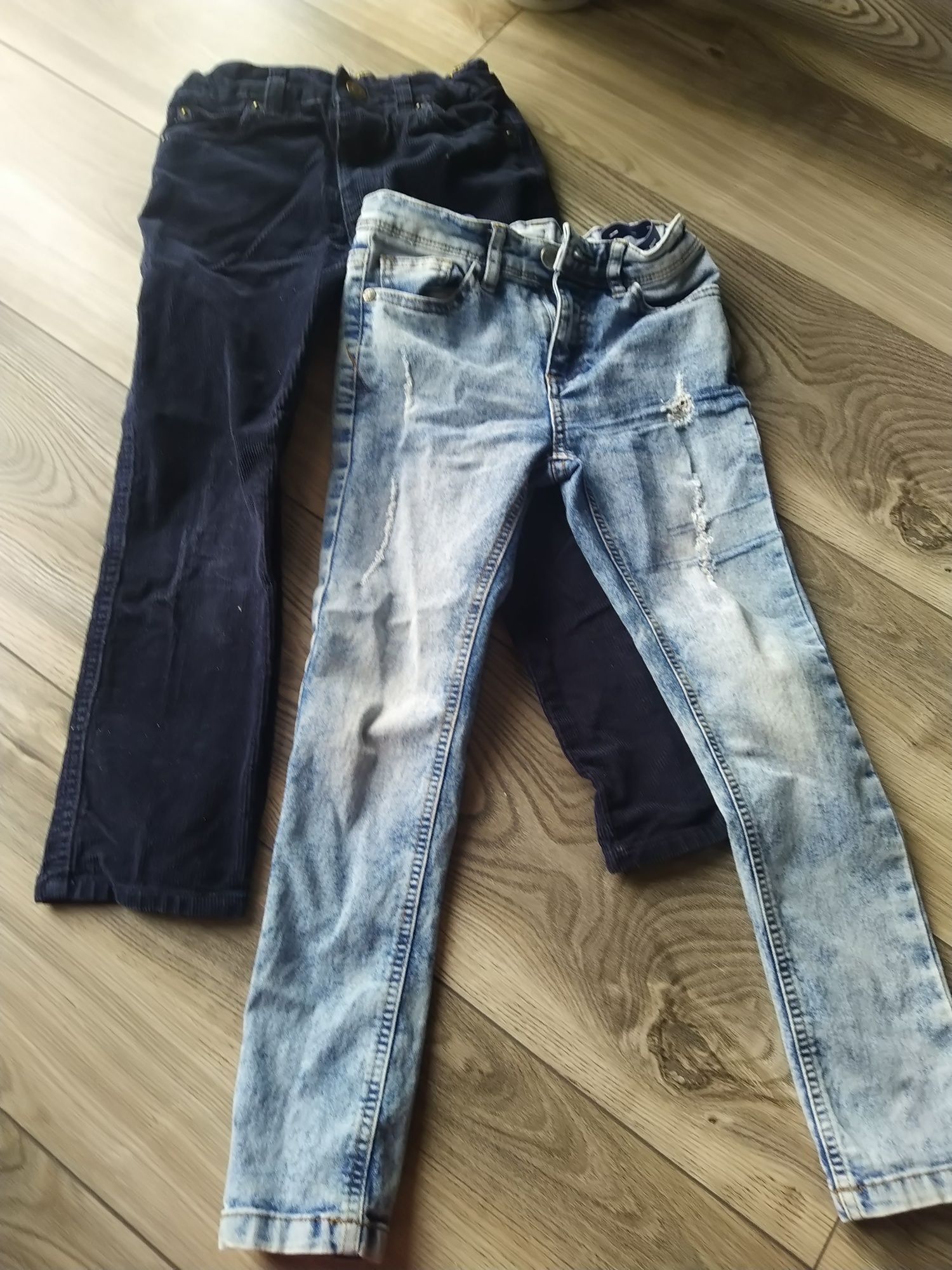 Komplet jeansy i sztruksy 110