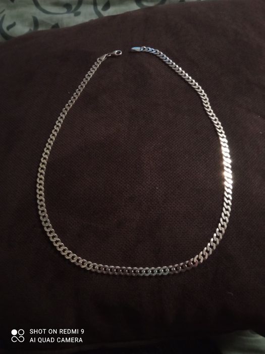 Łańcuszek srebrny męski