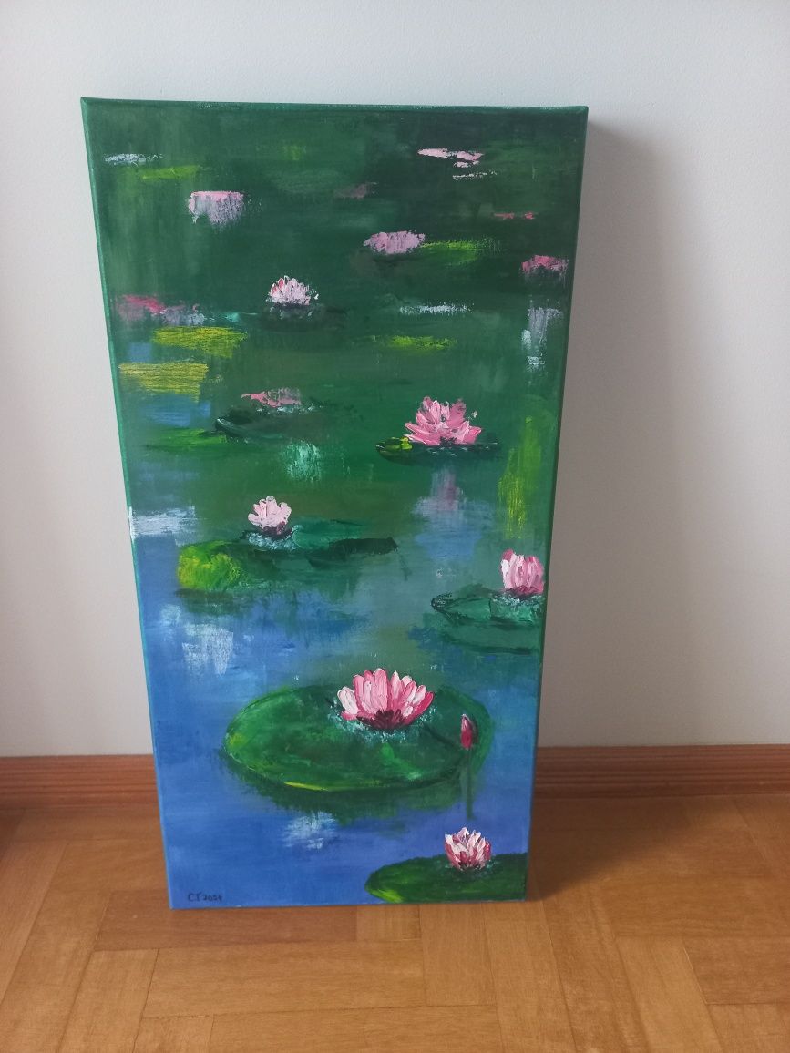 Tela pintada a óleo