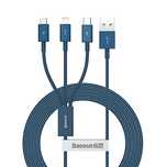 Baseus Superior 3w1 kabel USB - Lightning / USB Typ C / micro USB 3,5