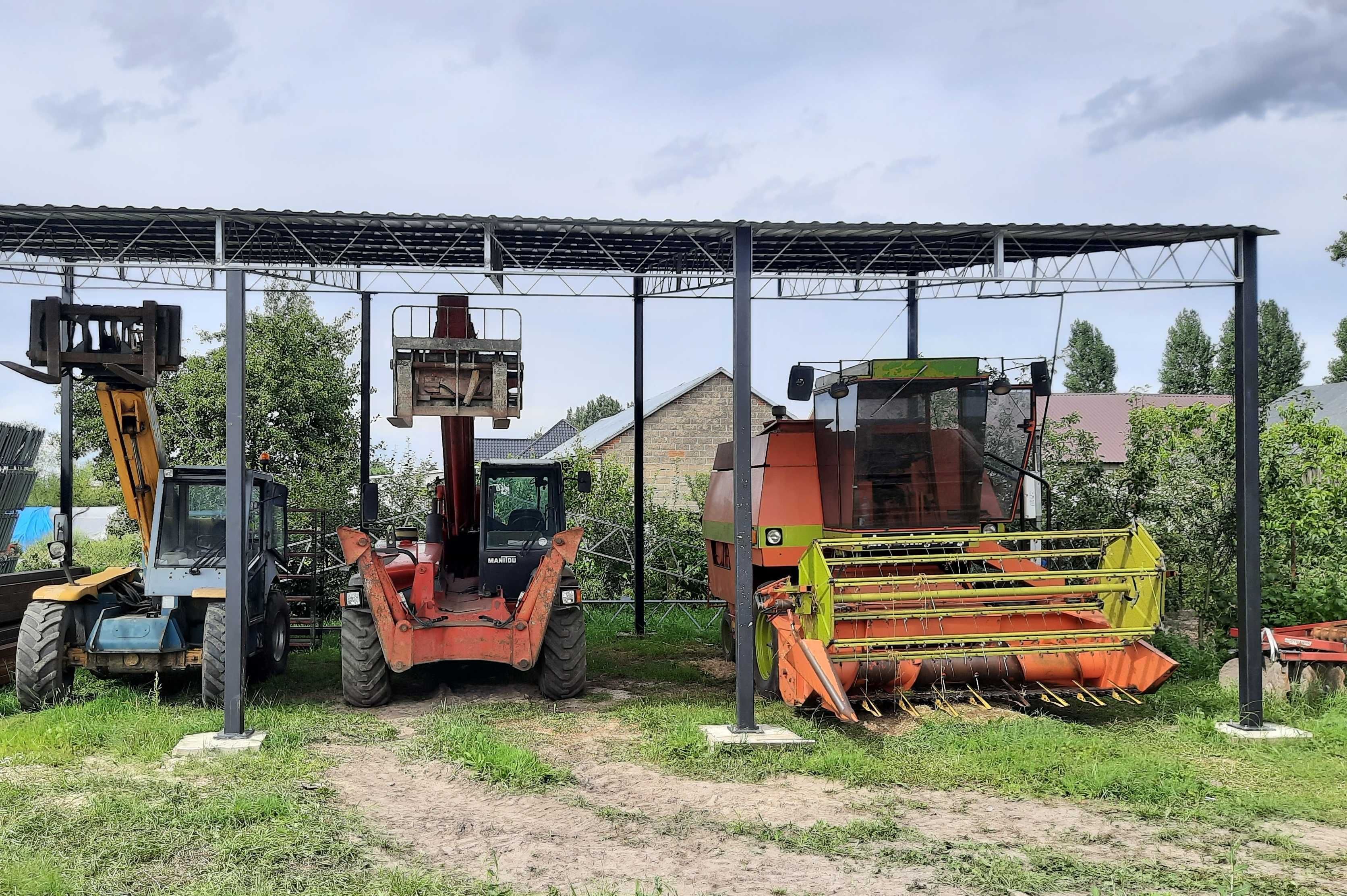 KOMBAJN Wiata rolna Hala Magazyn Garaż Konstrukcja skręcana 8,1m x 12m