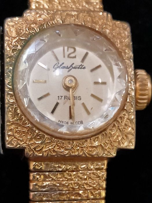 Sprzedam piękny zegarek Glashutte damskie pozłacany w idealnym stanie