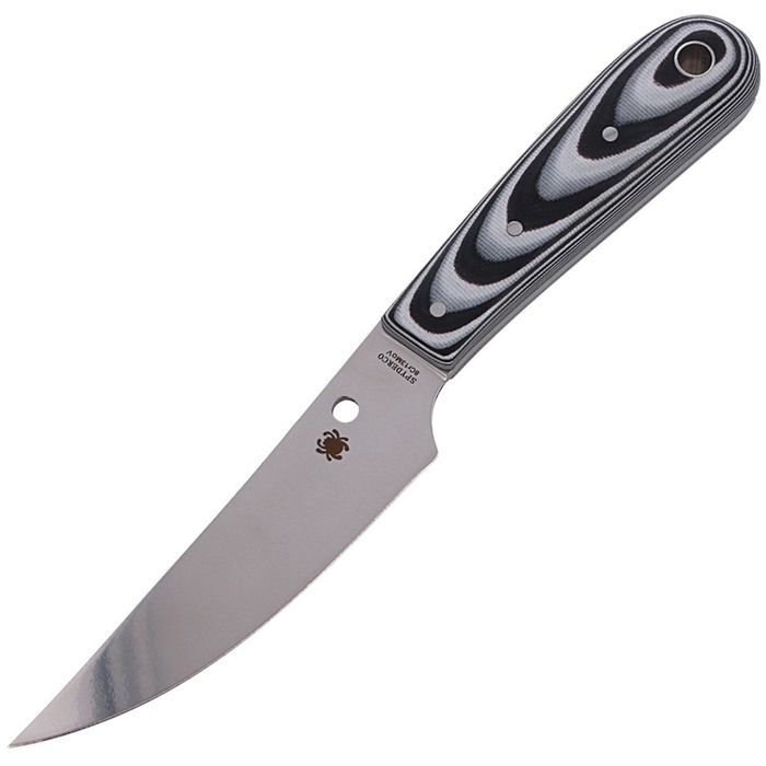 Nóż Spyderco Bow River Black/Gray G10, Satin 8Cr13MoV by Phil Wilson (