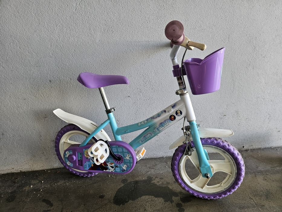 Bicicleta de criança do Frozen
