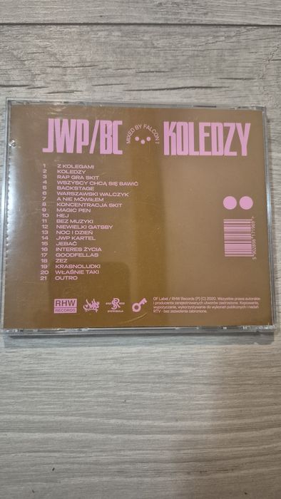 CENA TYLKO DZIŚ! JWP - KOLEDZY CD rap hip hop podpis Ero autograf