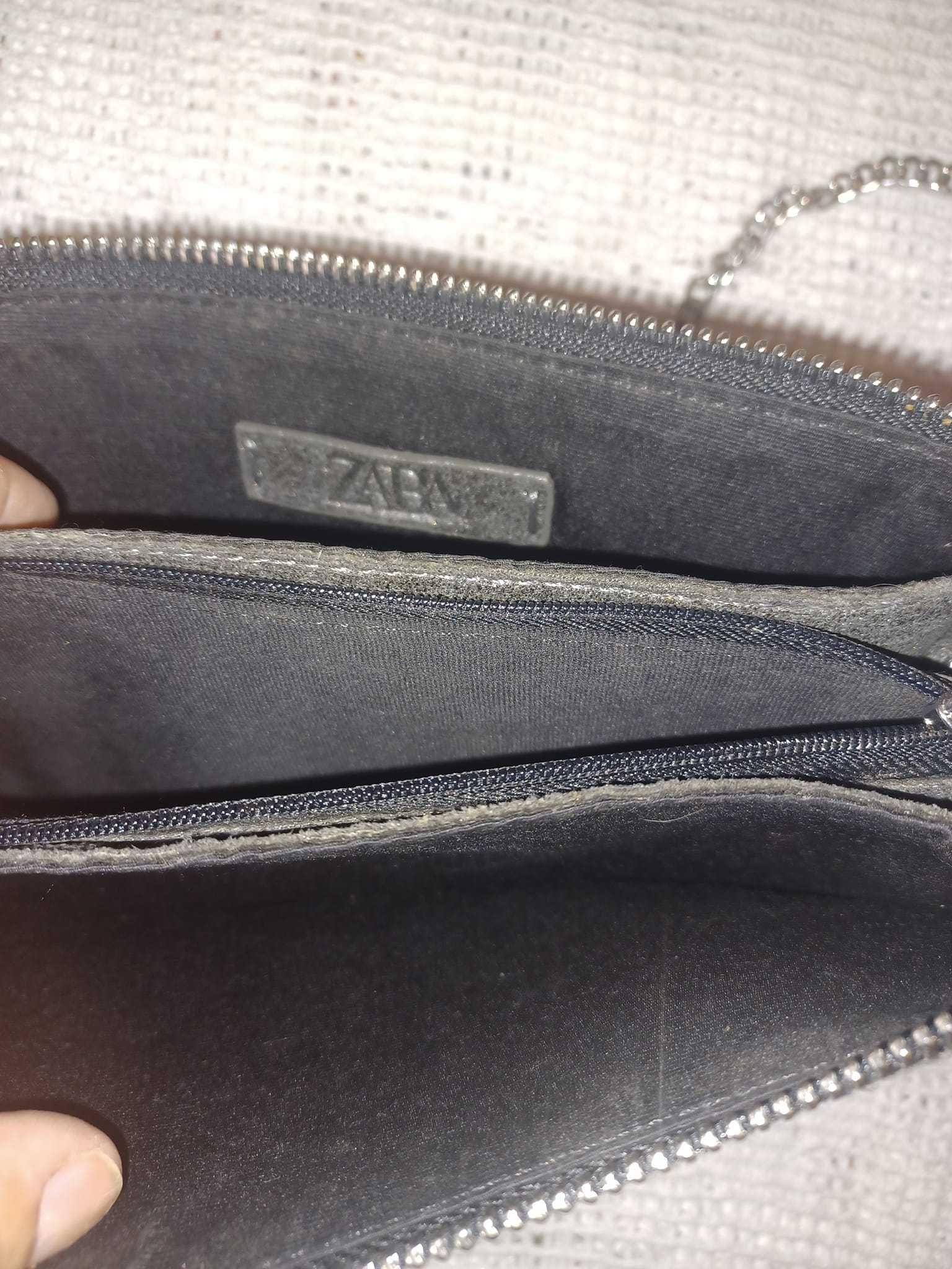 Mala metalizada da Zara