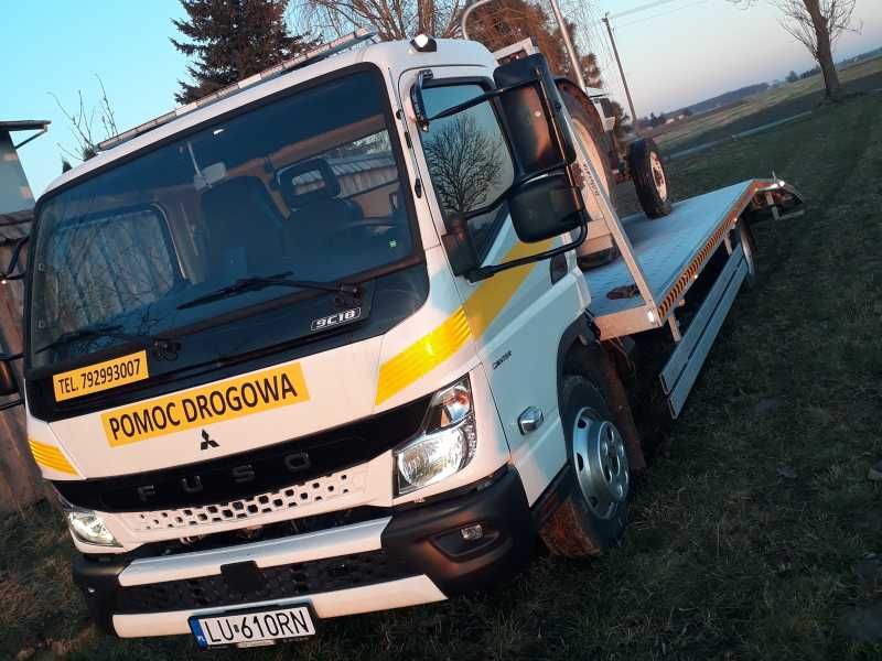 Pomoc drogowa, transport pojazdów, maszyn rolniczych, przyczep do 4,3T