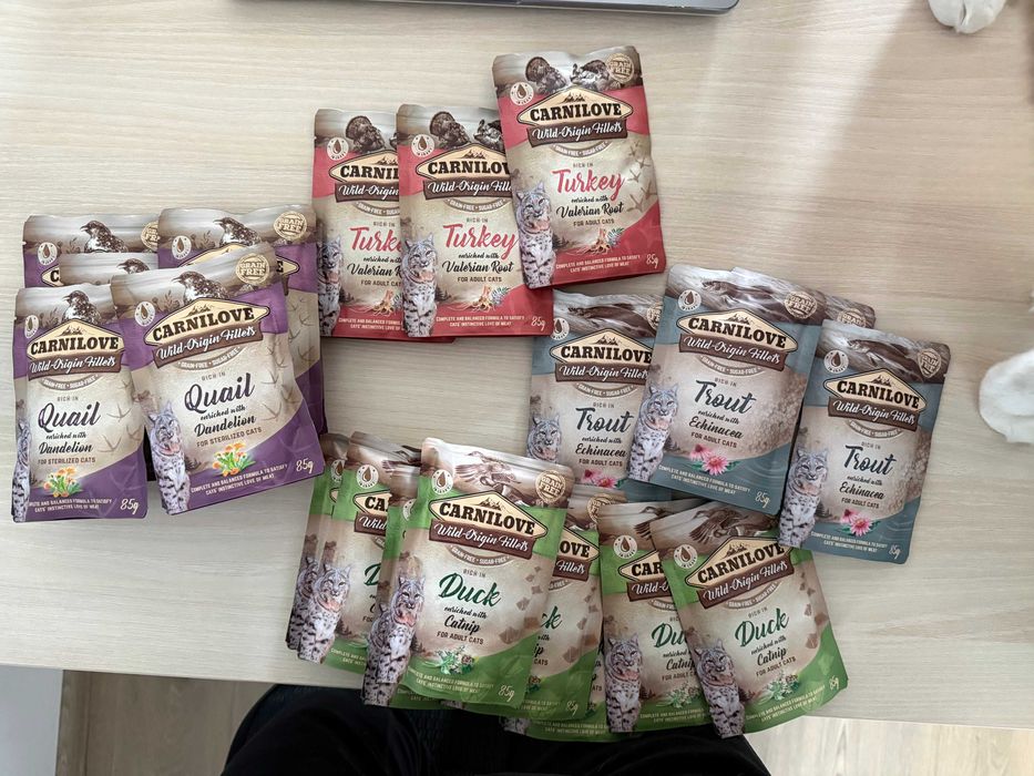 Корм для котів Carnilove вологий (56шт) без цукру