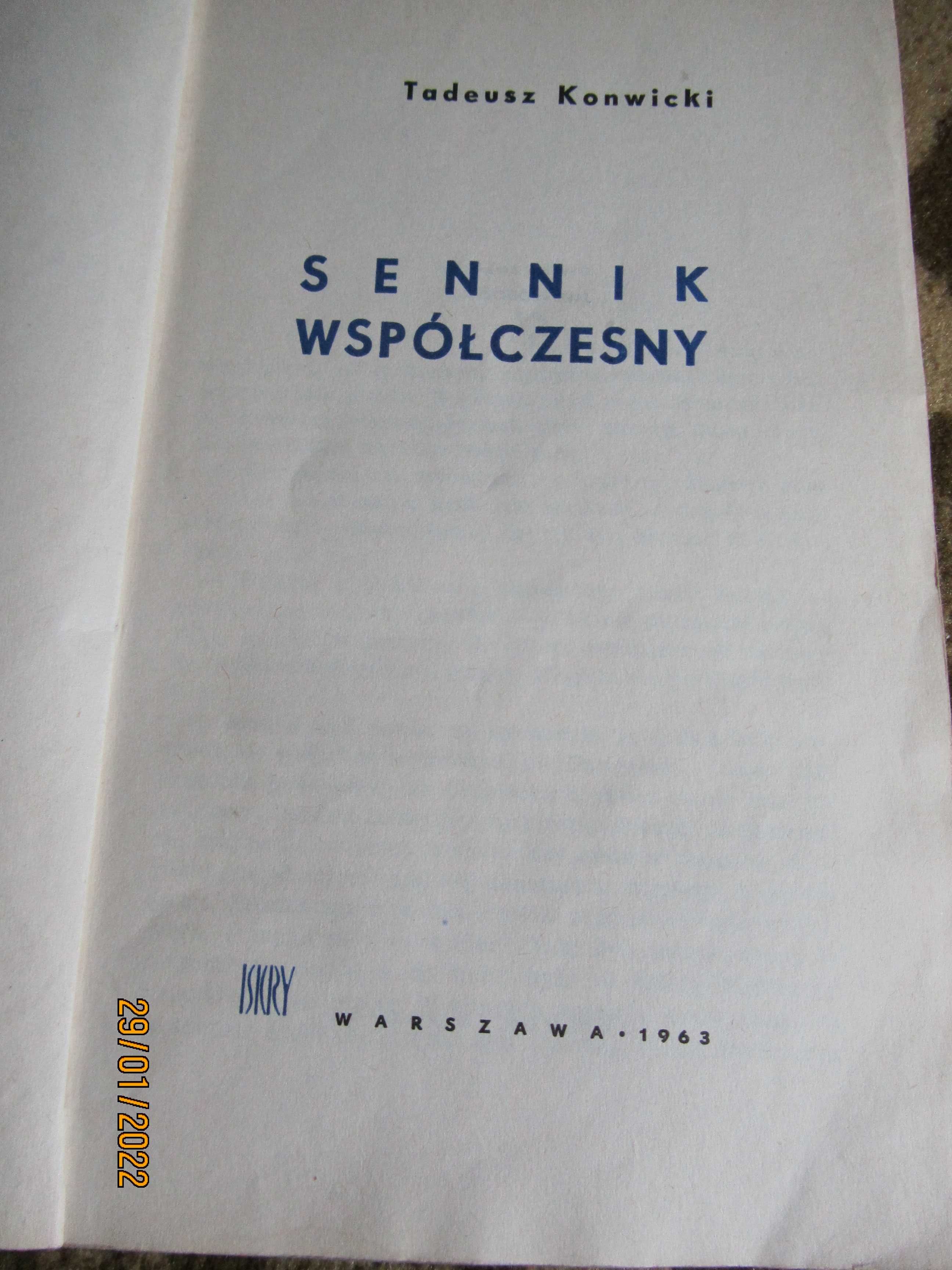 Sennik współczesny - Tadeusz Konwicki