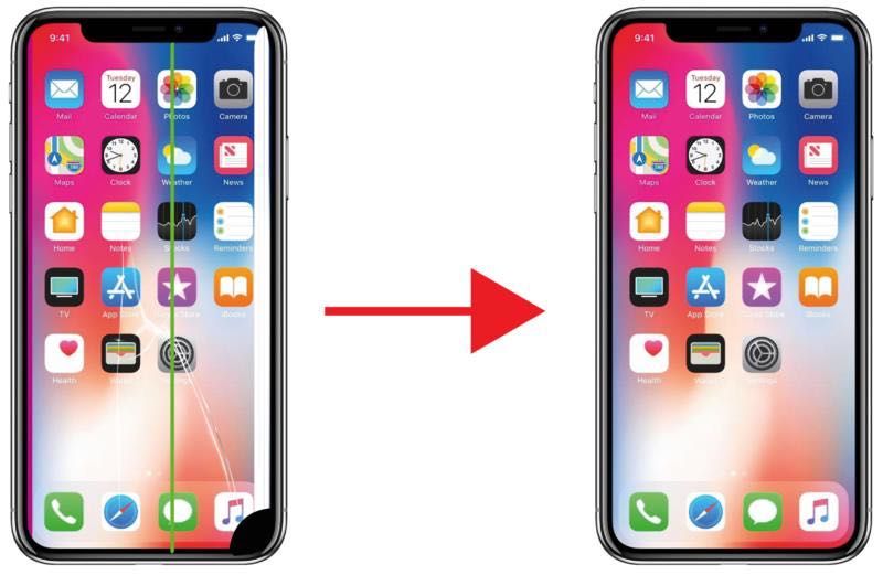 Wymiana wyświetlacza iPhone X XS XS MAX XR 11 12 13 PRO MAX MINI