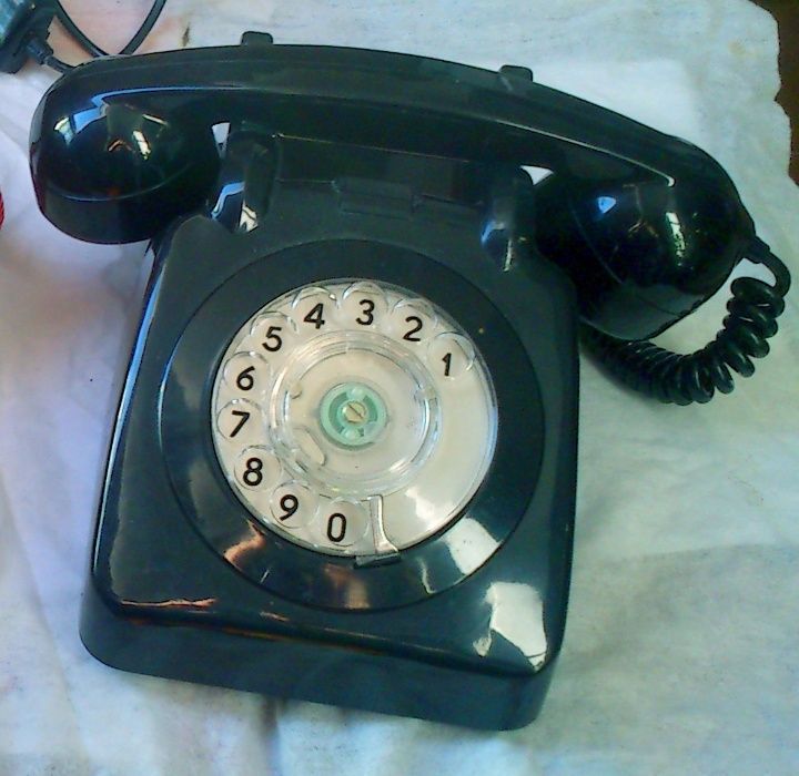 Telefone Preto Antigo Vintage