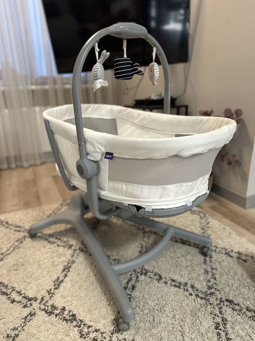 Люлька стілець ліжечко chicco baby hug 4 в 1
