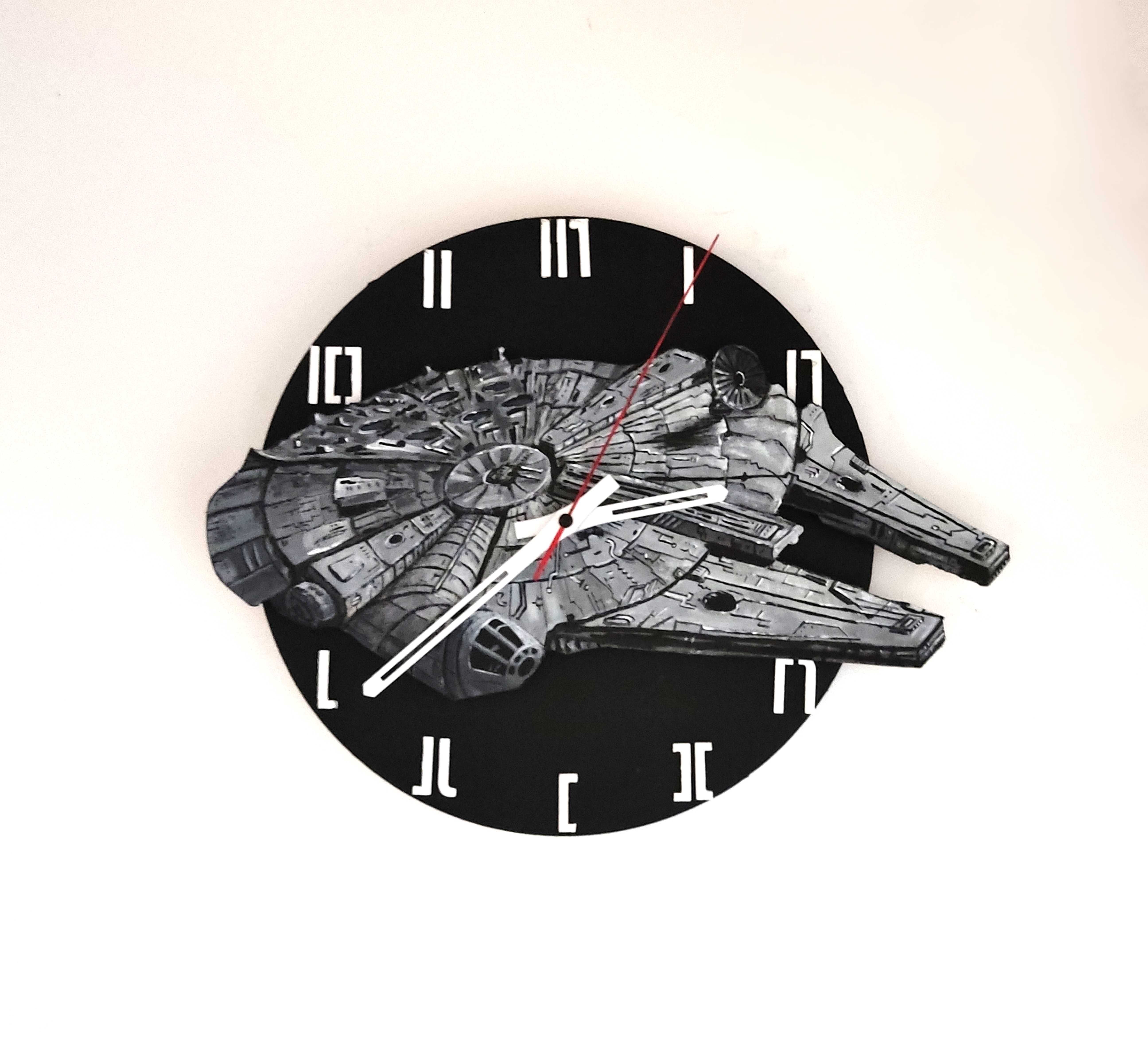 Zegar na ścianę Star Wars, Sokół Millenium 40 cm
