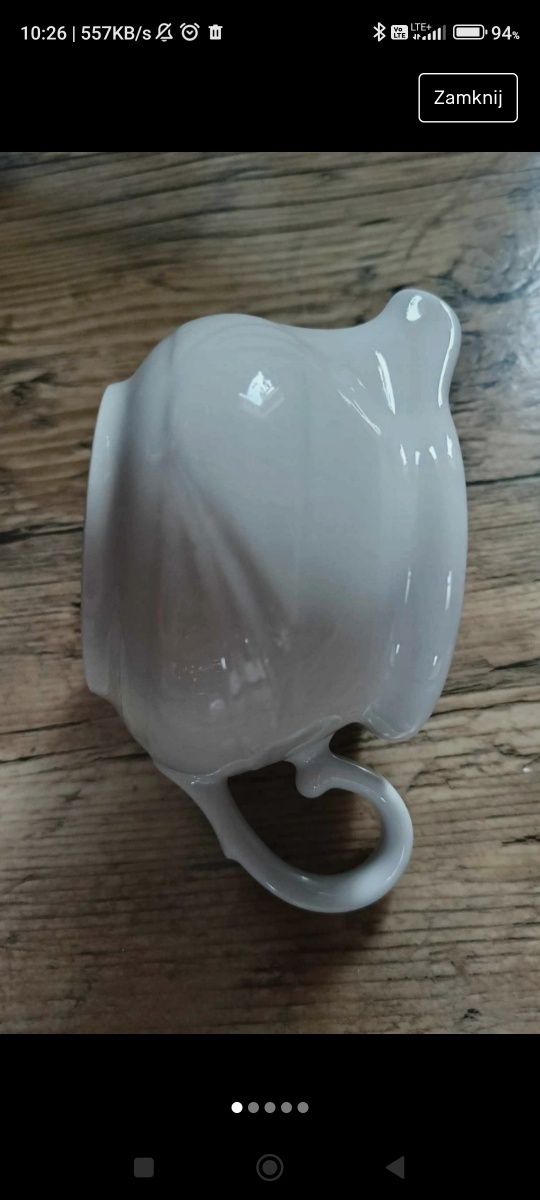 Porcelana Lubiana dzbanek dzbanuszek mlecznik