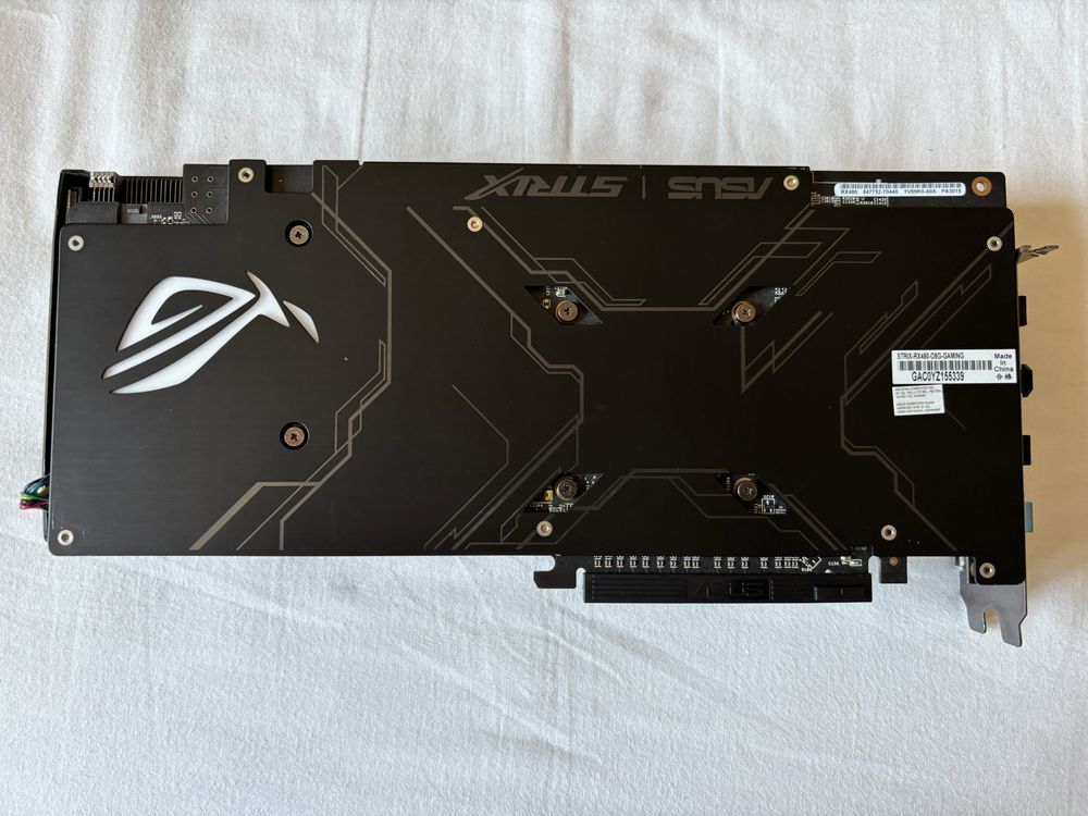 Karta graficzna ROG Radeon RX 480 8GB Strix Gaming - ZESTAW (pudełko)
