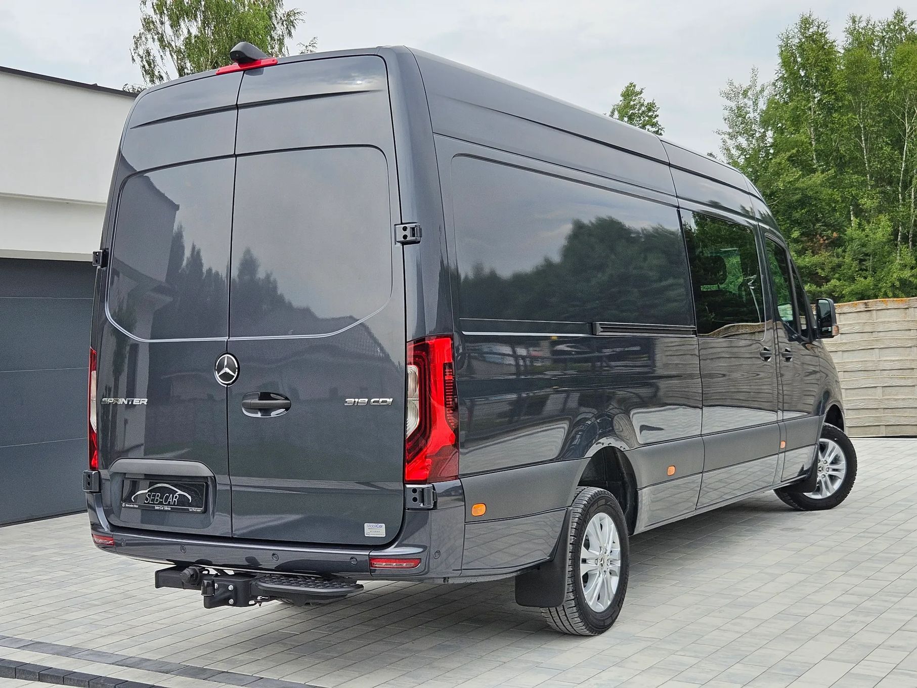 Mercedes-Benz SPRINTER 319CDI Brygadowy Automat Ledy MAX WERSJA SalonPL  Brygadowy 6-os Automat 319CDI Elektr. drzwi Ledy MBUX BLIS Od ręki FV