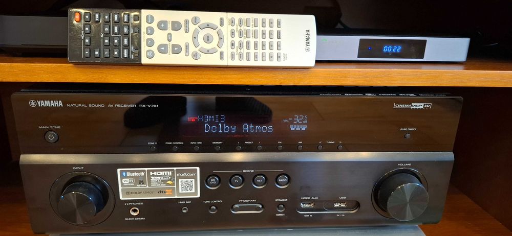 Amplituner Yamaha rx-781  dwa wyjścia HDMI