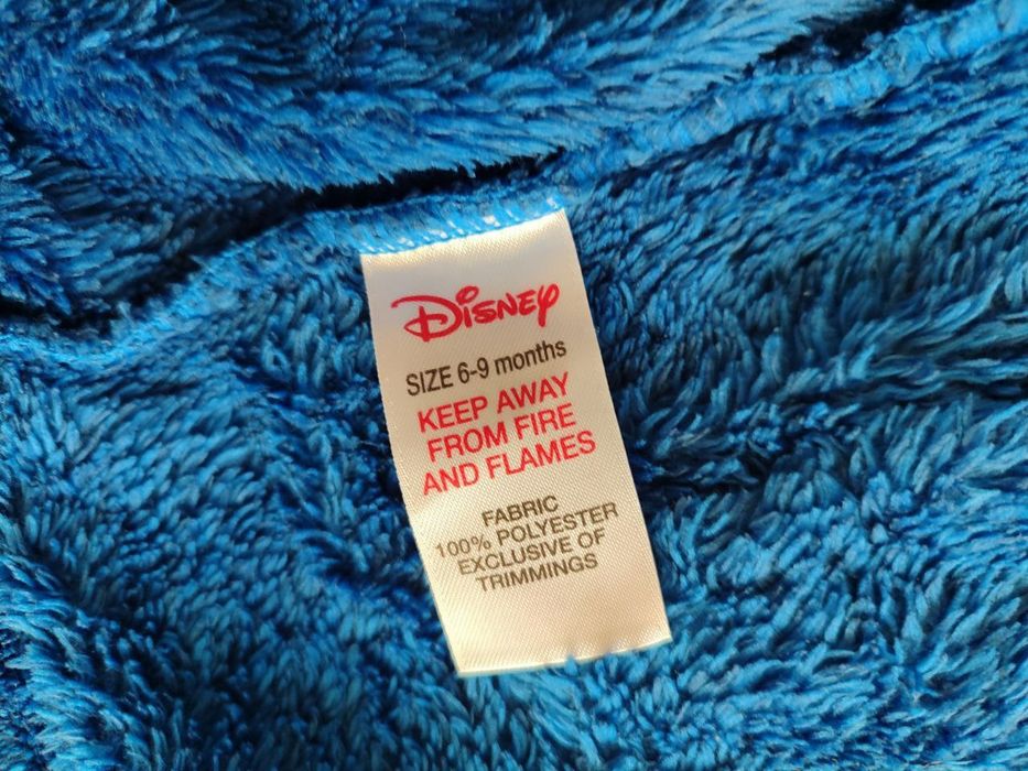 Теплий халат із капюшоном для маленьких 6-9 мес..1э