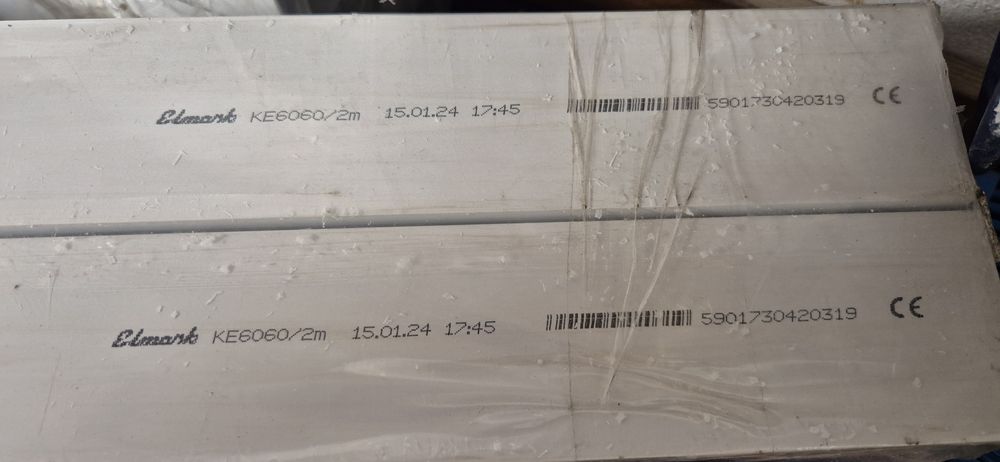 Kanał elektroinstalacyjny 60x60 korytko dł.2m biały KE6060-56 metrów