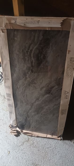 Płytki gres  tektyfikowany 120x60 biały I czarny