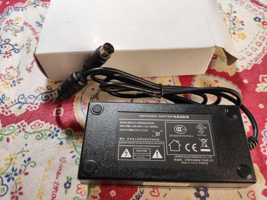 Fonte Alimentação - Switching Adapter de 24v/2.5A/60watts